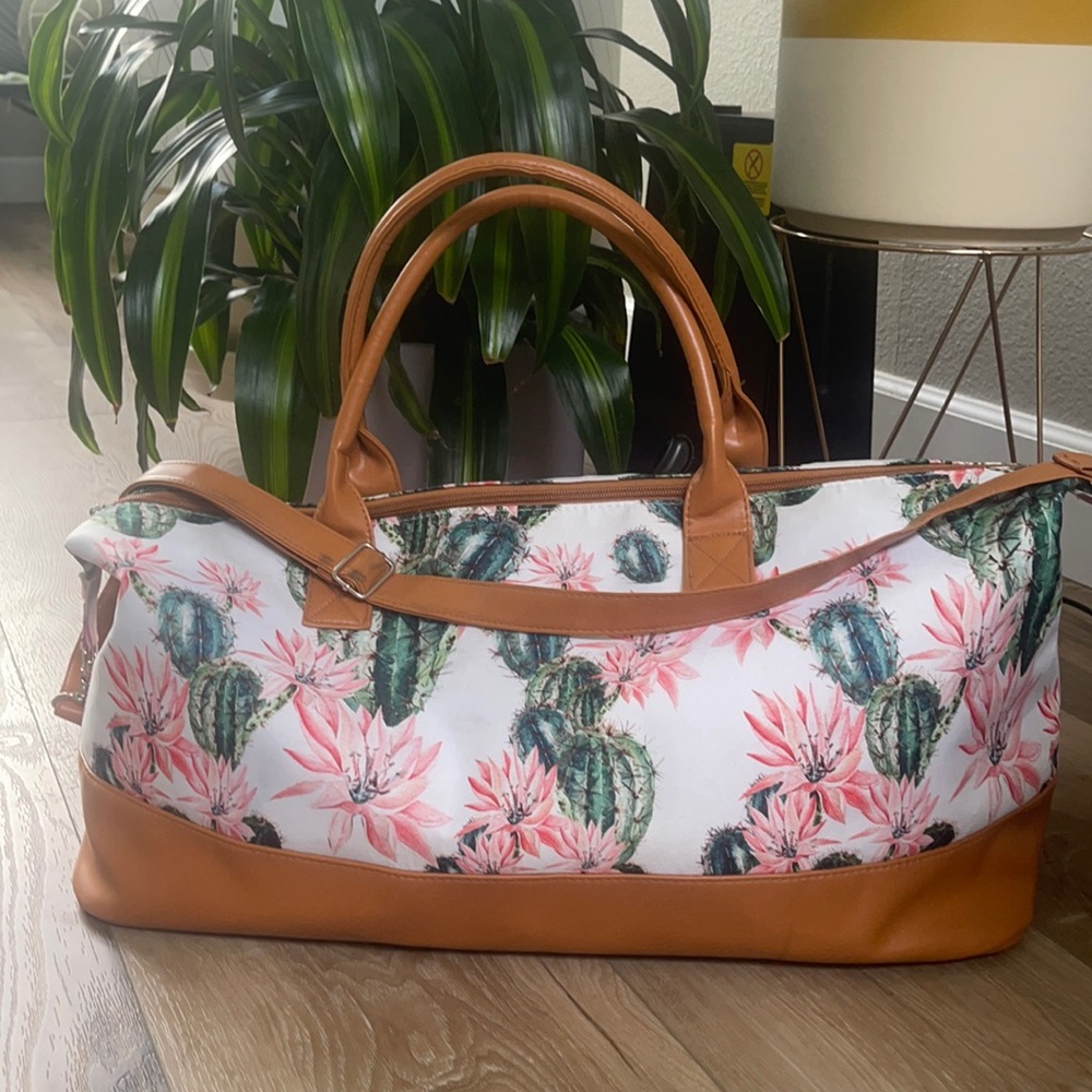 Cactus Print Duffle